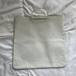 Suede leather purse handbag